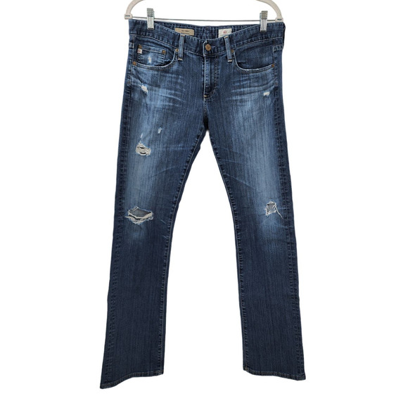 Women's AG Adriano Goldschmeid The Tomboy Relaxed Straight Jeans Size 29‎ - Picture 1 of 12